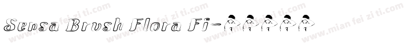 Sensa Brush Flora Fi字体转换